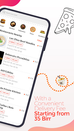 beU Delivery Screen 2
