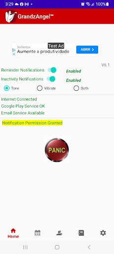 Android application Seniors Monitor screenshort