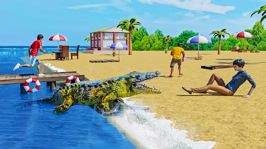 鱷魚遊戲：動物模擬 3D