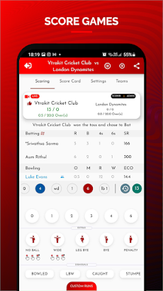 Cricket Scoring App by Vtrakitのおすすめ画像2