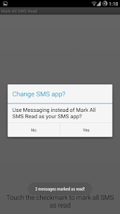 Mark All SMS Read
