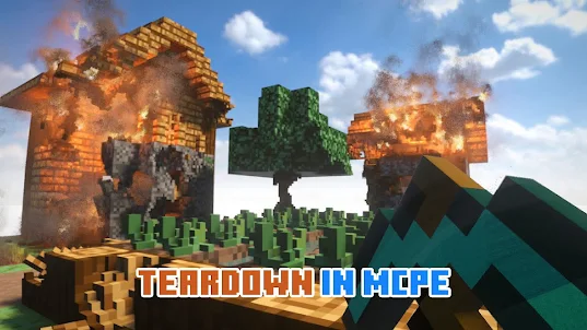 Teardown Fire in Mcpe