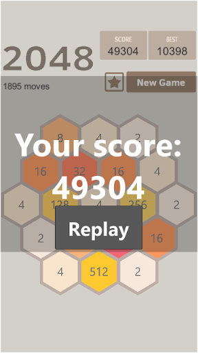 Hexagon 2048 Screen 3