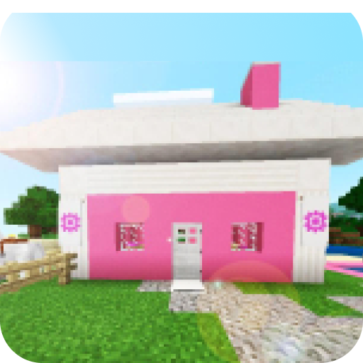 Pink mansion for minecraft logo