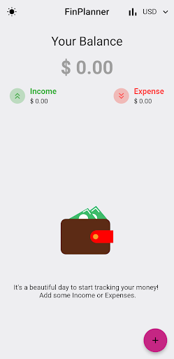 Android application FinPlanner screenshort