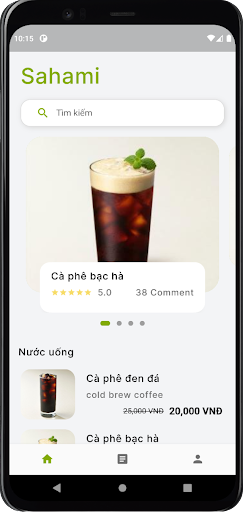 Android application Sahami screenshort