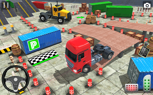 Real Euro Truck Parking Games Screen 2