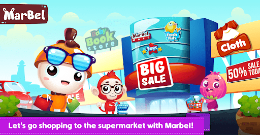 Screenshot of Marbel Supermarket Kids Games