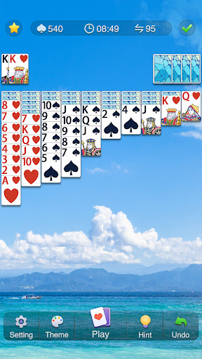 Spider Solitaire Screen 2