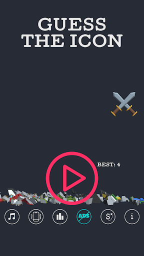 Android application 3D Icon Quiz screenshort