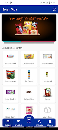 Android application Ercan Gıda - Keçiborlu Sipariş screenshort