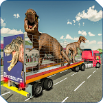 Cover Image of Baixar Caminhão de transporte off-road Jurassic Zoo World Dino  APK