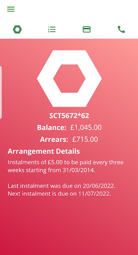 Excel Civil Enforcement Screen 3