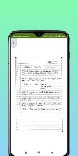 Python Handwritten Notes Screen 3