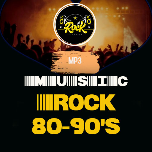 Rock 80s 90s Songs offline logo