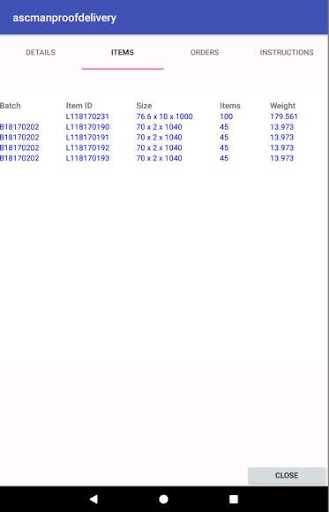 ascman proof of delivery Screen 2
