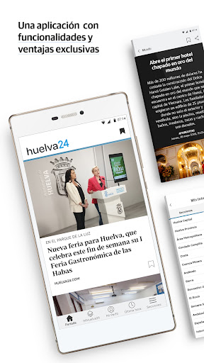 Android application Huelva24 screenshort