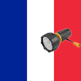 Screen & flash led France icon