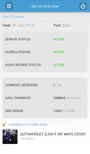 CentovaCast CP Screen 2
