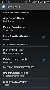 Mute Pro (Auto Silent Ringer) Screenshot