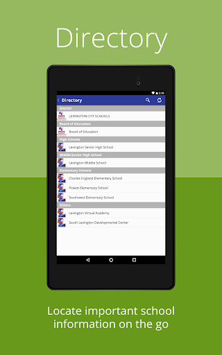 Lexington City Schools Screen 3