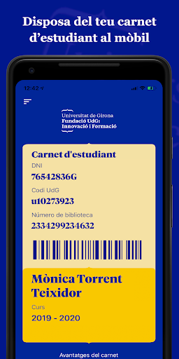 Android application Fundació Universitat de Girona screenshort
