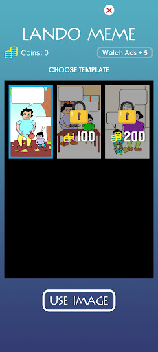 Android application Lando Meme screenshort