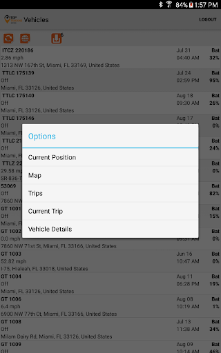 TopTracking GPS Screen 2