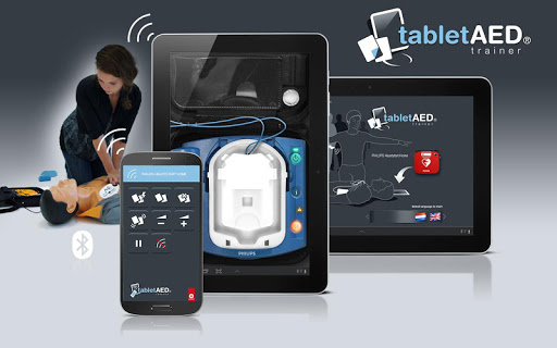 Android application TabletAED Philips HS Home screenshort