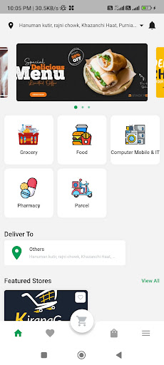 RoboMart- Multipurpose App Screen 2