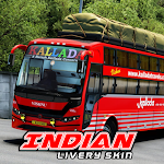 Cover Image of 下载 Bussid Indian Livery Skin  APK