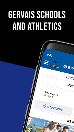 Android application Gervais Schools and Athletics screenshort