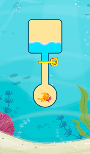Android application Save The Fish Pull Pin screenshort
