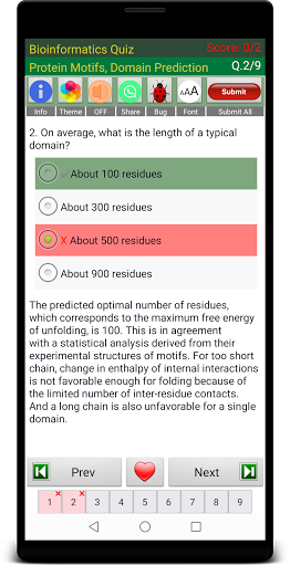Bioinformatics Quiz Screen 3