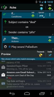 ProfiMail Go - email client Screenshot