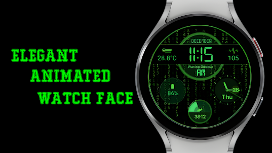 Digital+ Matrix Watch Face