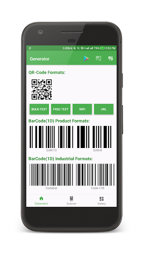 Android application QR-Code Generator screenshort