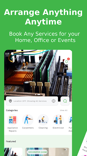 Android application Arrange Today screenshort