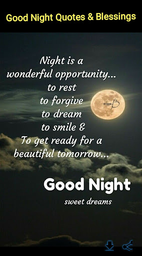Good Night Quotes & Blessings Screen 2