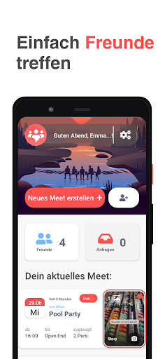 Android application acami screenshort