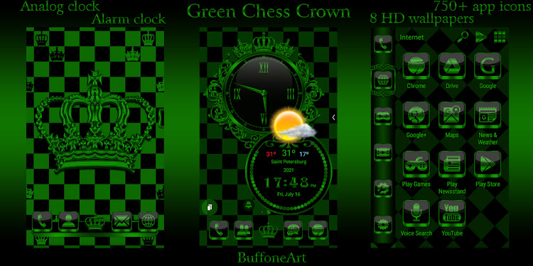 Green Chess Crown theme - 1.0 - (Android)