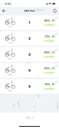 Android application On Bike Maintenance screenshort