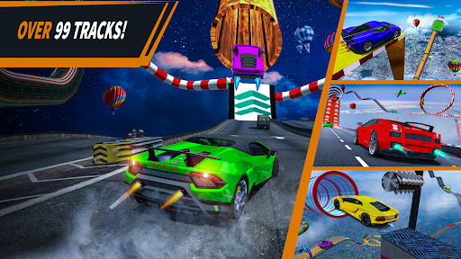 Android application Ramp Car Racing : Car stunt screenshort