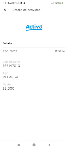 App Activa Screen 3