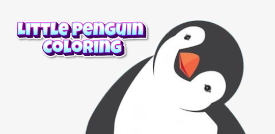 Маленький пингвин : Раскраска