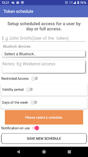 Bluelock Web / Bluelock Web Screen 2