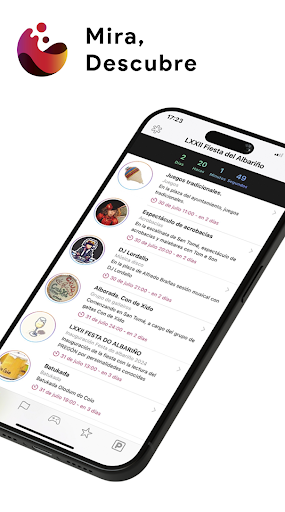 Android application Fiesta del Albariño screenshort
