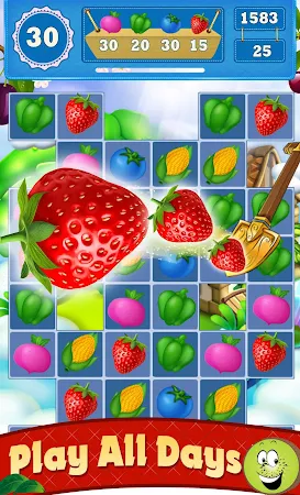 Game screenshot Fruits Garden Match 3 mod apk