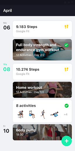 Adri González Trainer App Screen 2