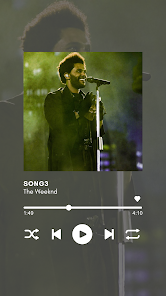 Screenshot 3 Music The Weeknd Song Mp3 android